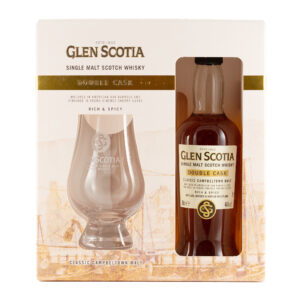 Glen Scotia Double Cask 20cl gift pack with glass