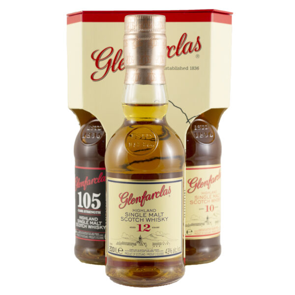 Glenfarclas 20cl Tri-Pack (10yo, 12yo & 105)