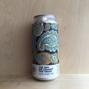 Two Towns Down 'The Day We Caught The Train' Salted Caramel Stout Cans