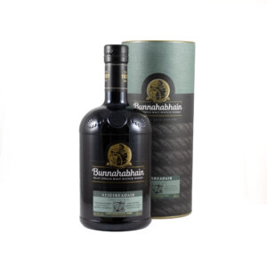 Bottle of Bunnahabhain Stiuireadair unpeated single malt Scotch whisky